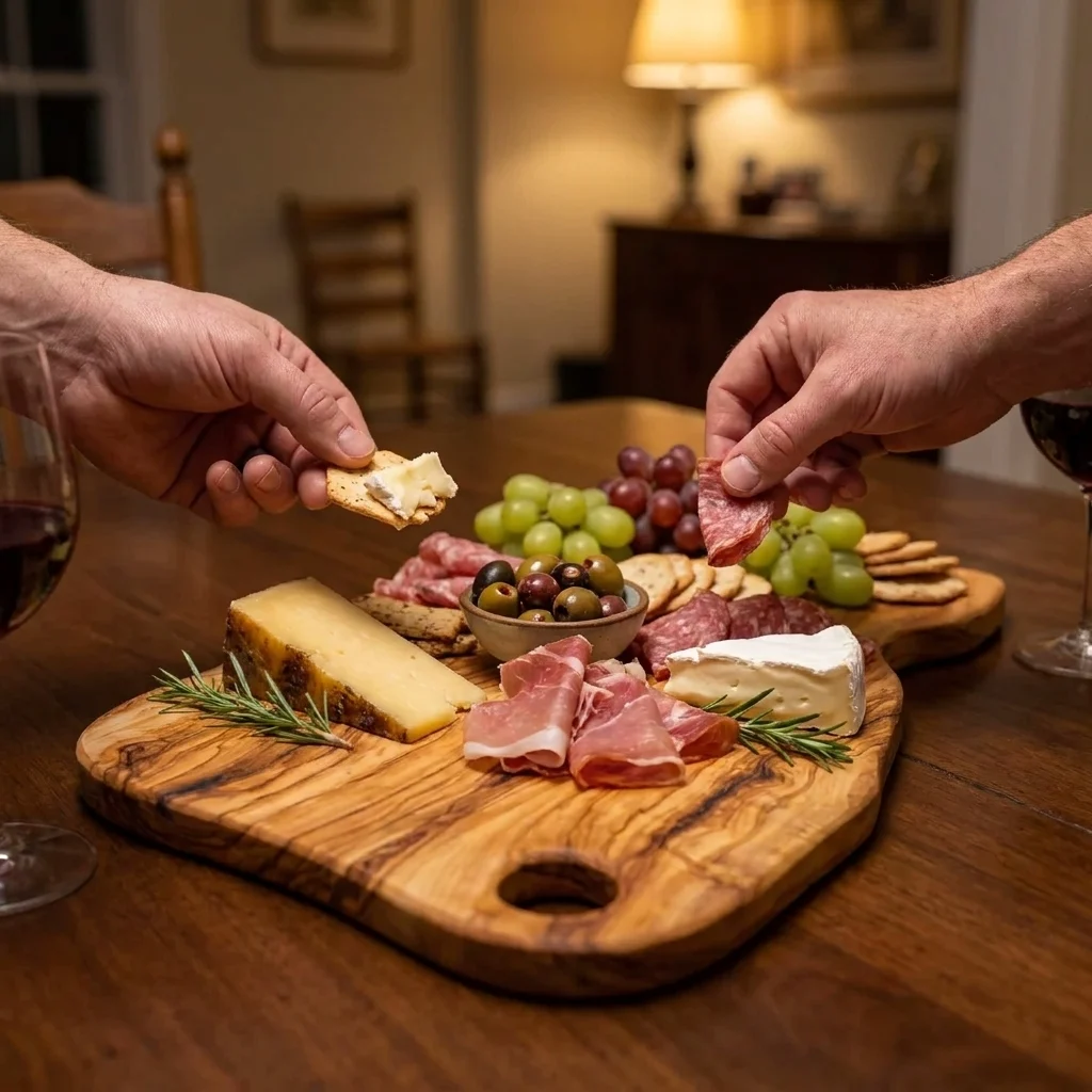 Olive Wood Charcuterie Board (11